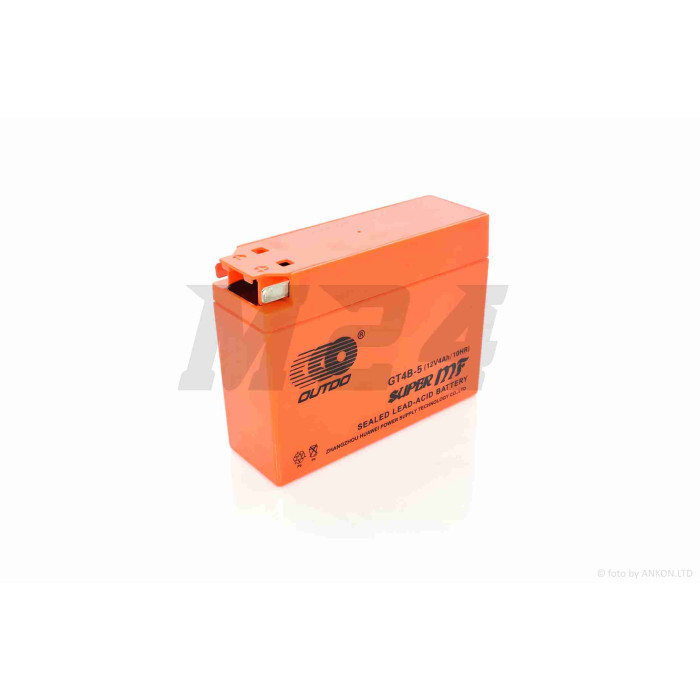 Акумулятор GEL 12V 2.3A Suzuki/Yamaha 115-40-90mm YT4B-5 "OUTDO"