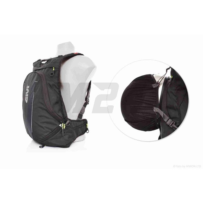 Рюкзак "GIVI" 22л з чохлом для шолома та додатковим об'ємом #EA104B