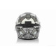 Шолом інтеграл "VLAND" #M63 +окуляри, XS, white/silver
