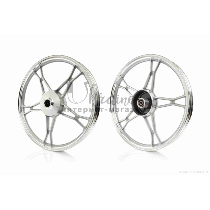 Диск колеса передній 17"-1.20 Delta литий d12 "S"