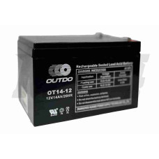 Акумулятор SLA 12V 14A 151-98-95mm OT14-12 "OUTDO" (08.2023)