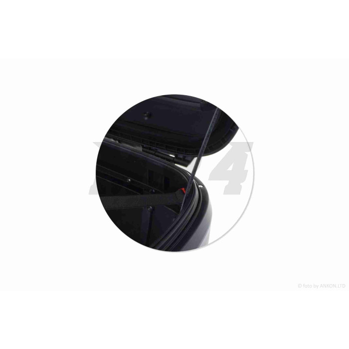 Кофр #898/2 59*45.5*32.5, 47L поліпропіленовий, переносний, діодний габарит+стоп-сигнал "LIPAI"