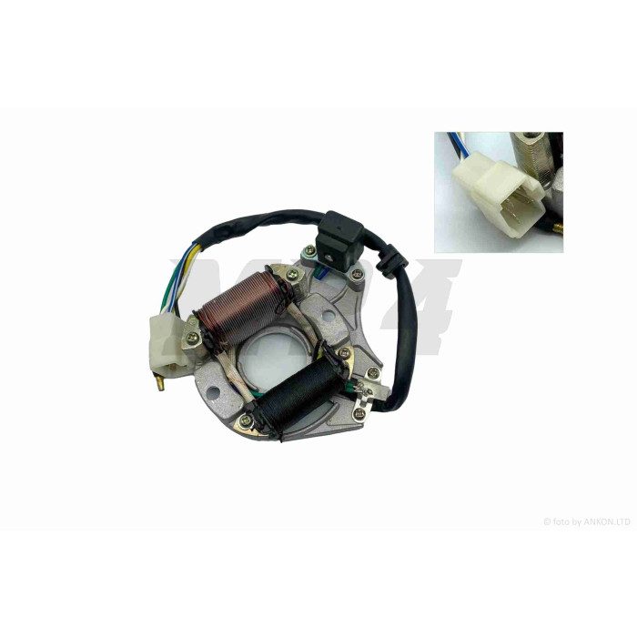 Генератор (статор) Delta 1+1 (фішка 4 контакти + 1 провід)