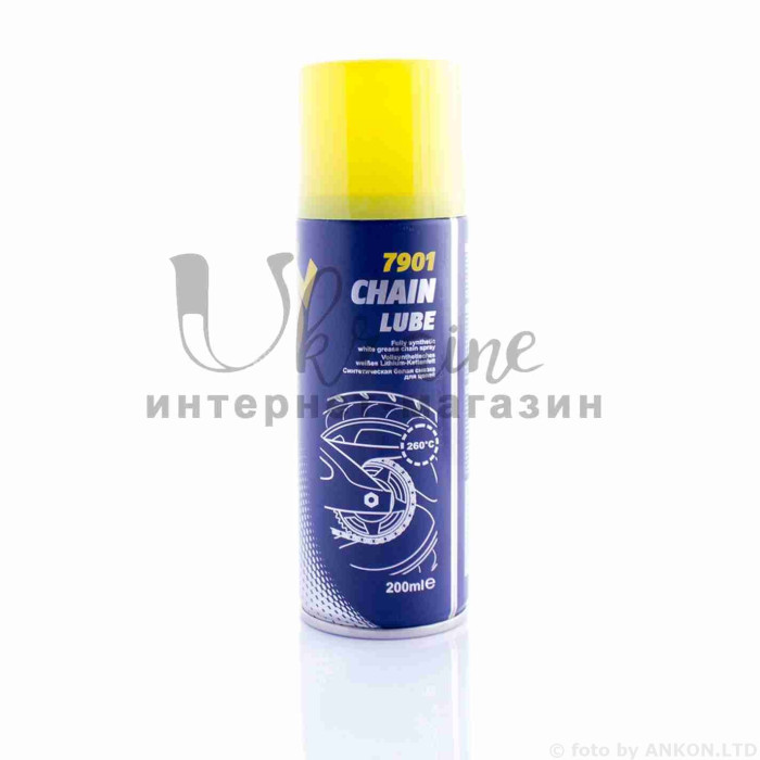Змащення ланцюга трансмісії 200мл, спрей, синтетика "MANNOL" НІМЕЧЧИНА #7901
