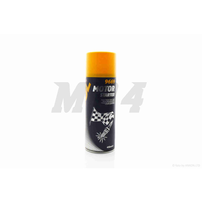 Присадка "швидкий пуск" 450мл, спрей "MANNOL" НІМЕЧЧИНА (MOTOR STARTER) #9669