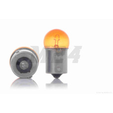 Лампа поворотів та габаритів G18 (BA15D) 12V 10W жовта #OEM