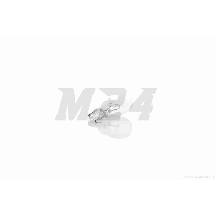 Лампа подсветки приборов безцокольная T13 12V 10W желтая