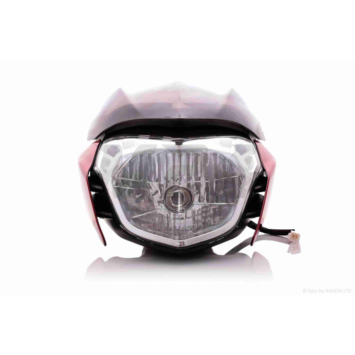 Обтічник з фарою BAJAJ PULSAR 135 червоний