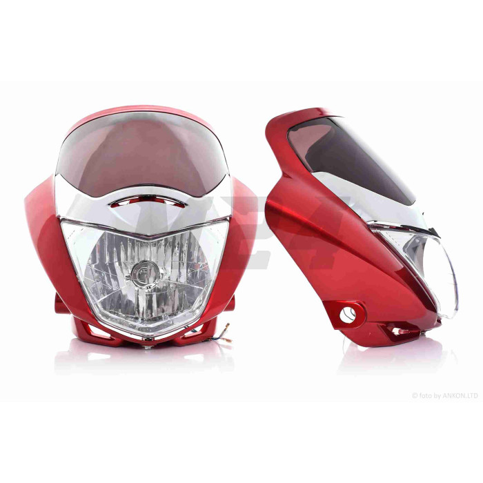 Обтічник з фарою HONDA CBF125 червоний