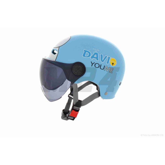 Шолом відкритий (підлітковий) "DAVID" (#315A, регулятор розміру, blue)