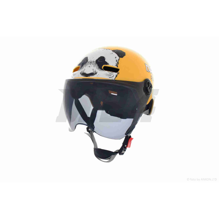 Шолом відкритий (підлітковий) "DAVID" (#315B, регулятор розміру, yellow)