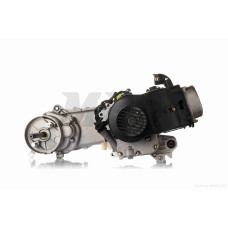 Двигун GY6 80cc 40cm, під два амортизатори + карбюратор, комутатор, котушка запалювання