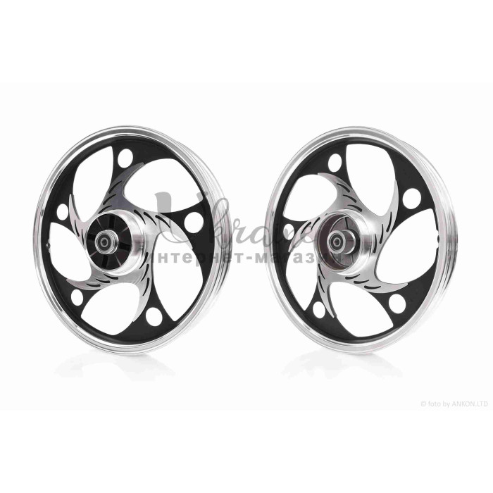 Диск колеса задній 17"-1.60 Alpha/Active d12, литий, посилений #круг