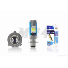 Лампа фари діодна P15D-25-3 12V 35/35W 3 вуса, 2 кристали #2