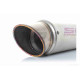 Глушник прямоток #XPT020, D51, сірий мат