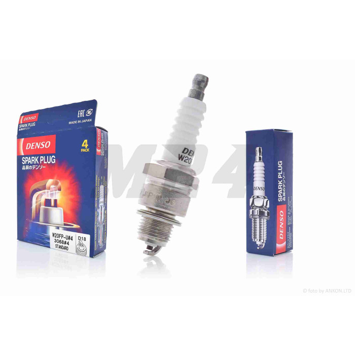 Свічка запалювання 2Т M14x1.25 L12.7 W20FPU "DENSO" (оригінал)