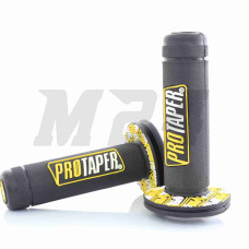 Грипси (ручки керма) універсальні #1 "PRO TAPER" (чорно-жовті)