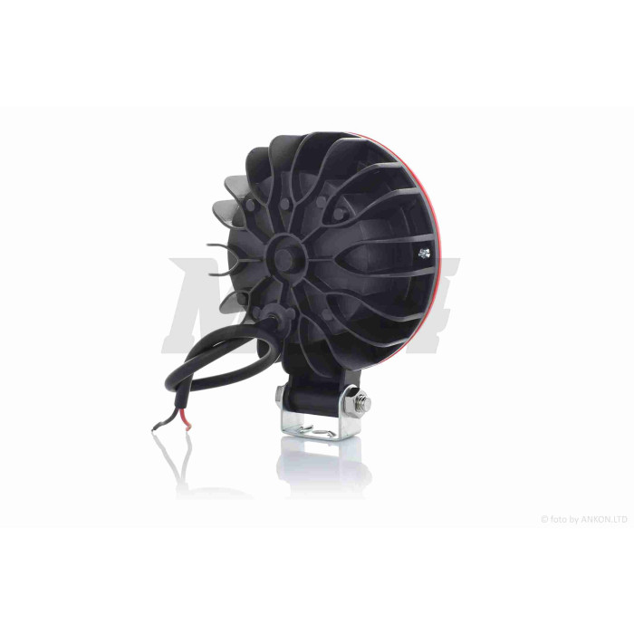 Фара додаткова кругла, 3 діоди, лінза 12-80V "LED"
