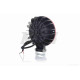 Фара додаткова кругла, 3 діоди, лінза 12-80V "LED"