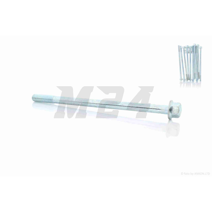 Болт із фланцем M6 L100 (10шт, хром)
