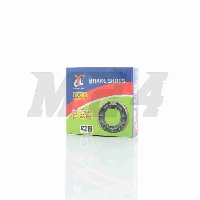 Колодки гальмівні (барабан) GY6 10/12", LEAD, Delta коса пружина "UNIGO"