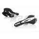 Сідло вело спортивне з вентиляцією, чорно-біле, #ZD-023 "LIETU"