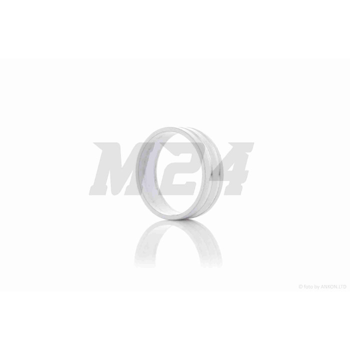 Кільце посадкового велосипеда L10mm, d29mm, біле #QC-002