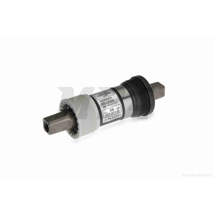 Каретка (картридж) вело під квадрат, L-117.5mm "SHIMANO" #XMN-030