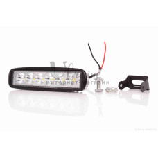 Фара додаткова балка, 155-40mm, 12V, 36W, 6 діодів, вологозахищена