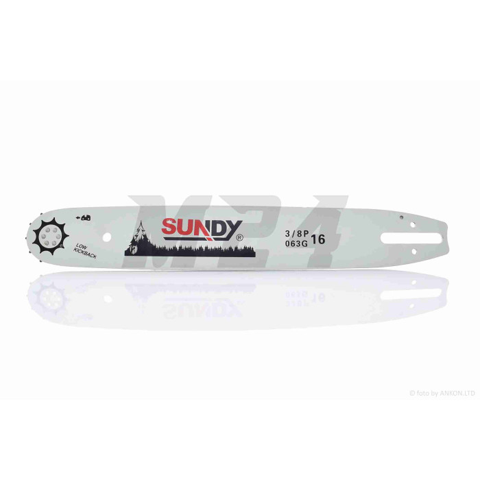 Шина пилки 16"/40cm, 3/8, 1.6, 60зв 6 заклепок для ST360/361, МОТОР СИЧ "SUNDY"