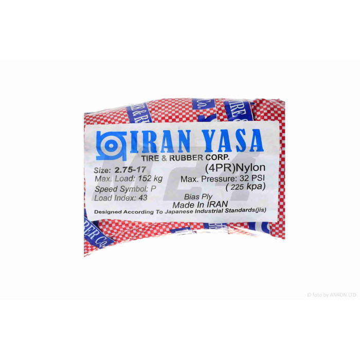 Покришка мото 17" 2.75-17 "YASA" ІРАН