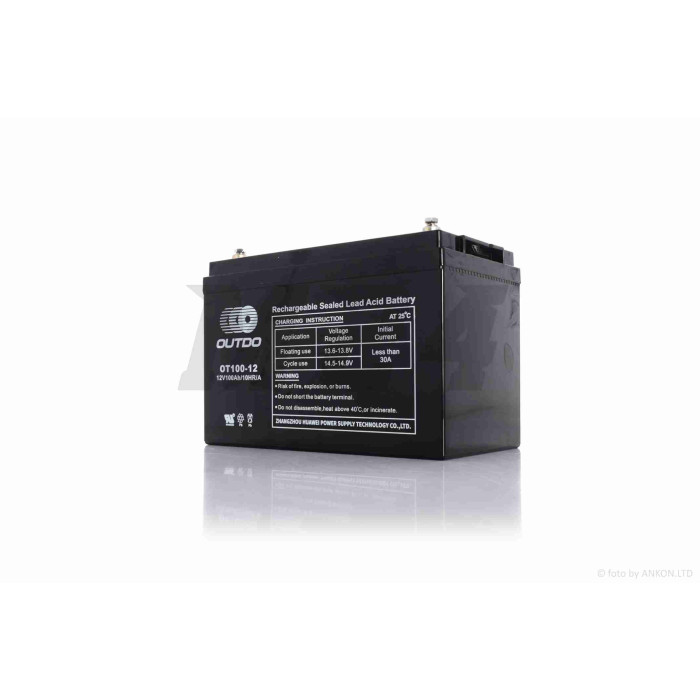 Акумулятор SLA 12V 150A 484-170-241mm OT150-12 "OUTDO" (2024)