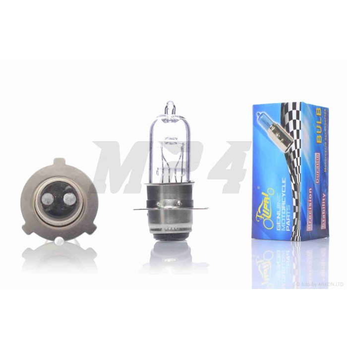 Лампа фари P15D-25-3 12V25/25W 3 вуса, біла "LIPAI"