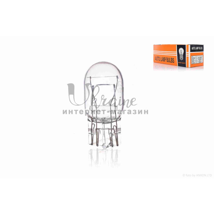 Лампа стопа T20 безцокольная 12V 21/5W белая