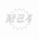 Звезда трансмиссии передняя CB/CG250 520-15T узкая посадка