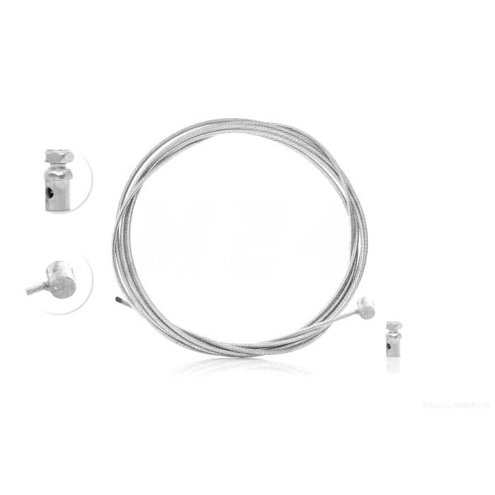 Ремкомплект троса жила d2.0 L2300 #3 +боночка d6
