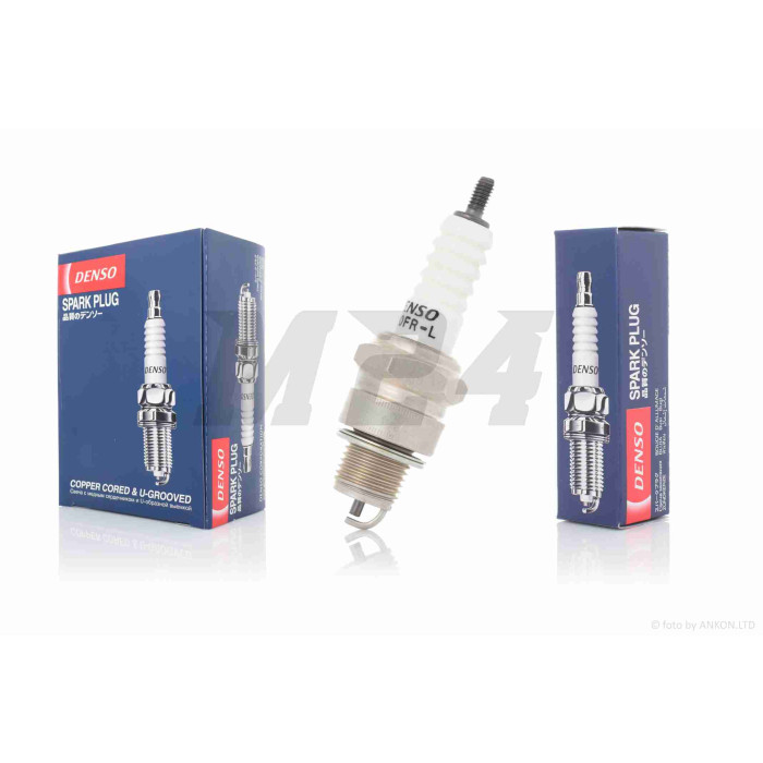 Свічка запалювання 2Т М14x1.25 L12.7 W20FRL "DENSO" (оригінал)