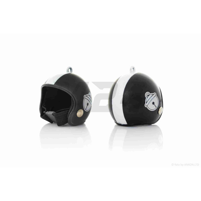 Брелок без ланцюжка HELMET #55 BLACK/WHITE