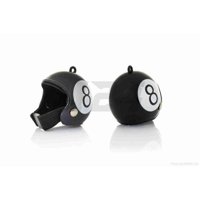 Брелок без ланцюжка HELMET #32 BLACK8