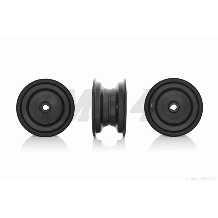 Диск колеса задній 6"-3/5.00 Electro-ATV залізний