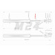 Амортизатори передні (пір`я) 2T POCKET BIKE d25