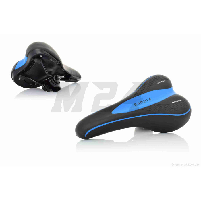 Сідло дитяче велосипеда спортивне #ZD-012 "SADDLE" (чорно-синє)