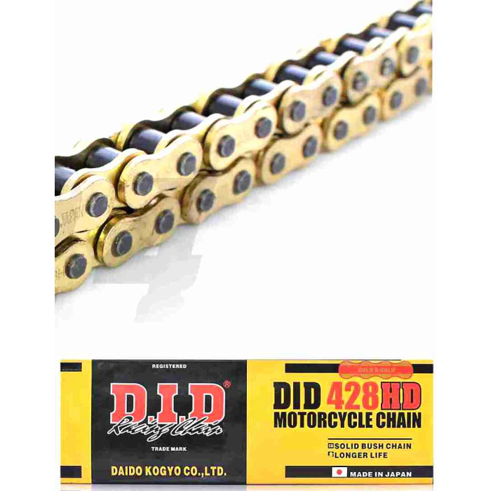 Ланцюг трансмісії 428HD-98L посилений GOLD "DID" (Delta)