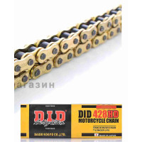 Цепь трансмиссии 428HD-104L GOLD "DID"
