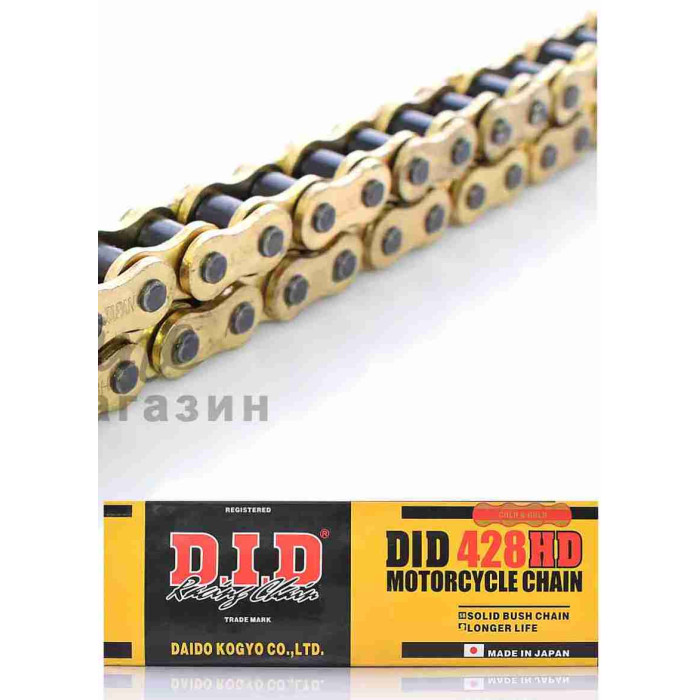 Ланцюг трансмісії 428HD-130L посилений GOLD "DID"