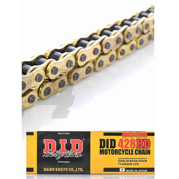 Ланцюг трансмісії 428HD-132L посилений GOLD "DID"