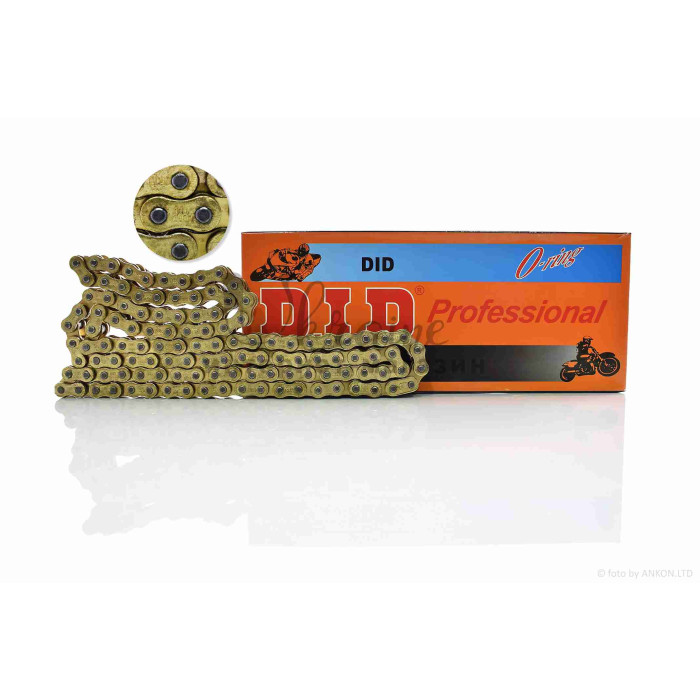 Ланцюг трансмісії 428HV-128L сальниковий, GOLD "DID"