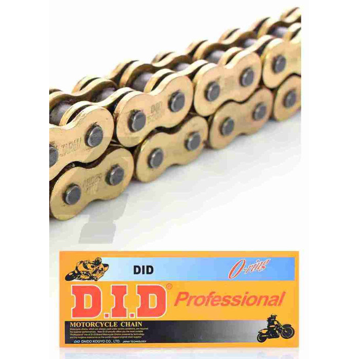 Ланцюг трансмісії 520HV-104L сальниковий, GOLD "DID"