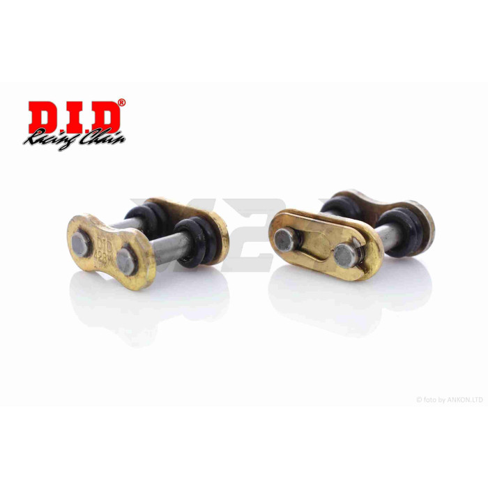 Замок ланцюга 428HV сальниковий, GOLD "DID"