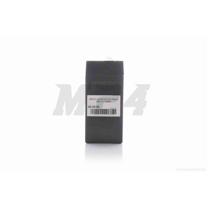 АКБ 12V 4A GEL 113-70-85mm YTX4L-BS "MSU" 4V 4.5A SLA 47-47-100mm DB4-4.5 "TERRI"